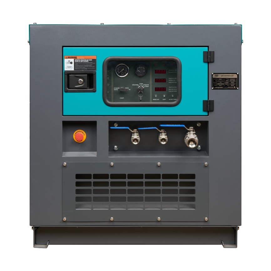 Винтовой компрессор Master Blast MB190B-7+AC (дизельный с осушителем) фото 10