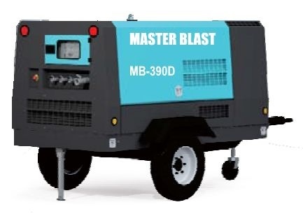 Винтовой компрессор Master Blast MB-390D-10+AC (дизельный с осушителем) фото 1